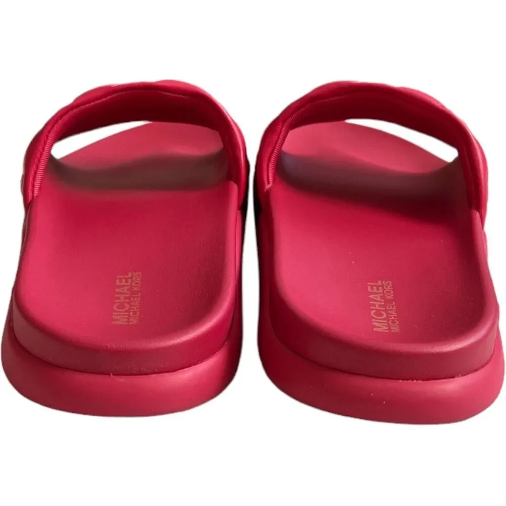 Michael Kors Rubin Red Finnie Slide Sandals, US7